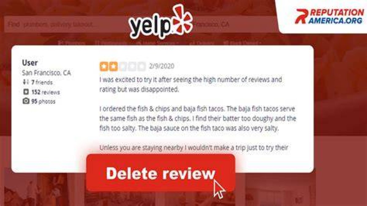 How to Effectively Remove Negative Yelp Reviews